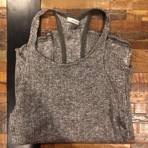 Knit Tank Top Sweater Dress